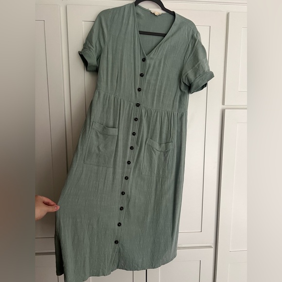 One Loved Babe Dresses & Skirts - Midi Button Down Dress